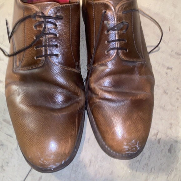 GRENSON Brown Leather‎ Oxford Derby Dress Shoes 111367 Men’s UK 11 US 12 main image 8